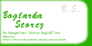 boglarka storcz business card